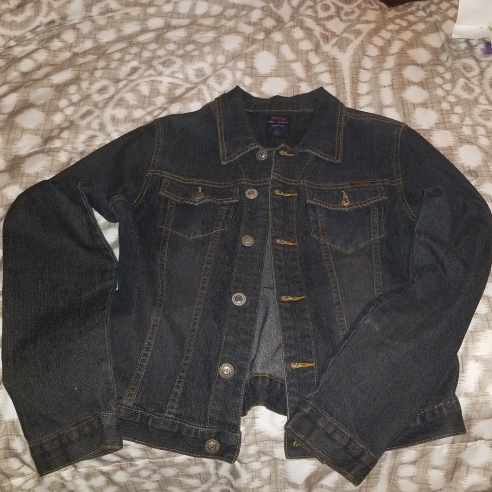 C'est toi Jean Jacket, Dark Denim Black-ish